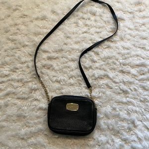 Michael Kors small black purse with CC holder inside